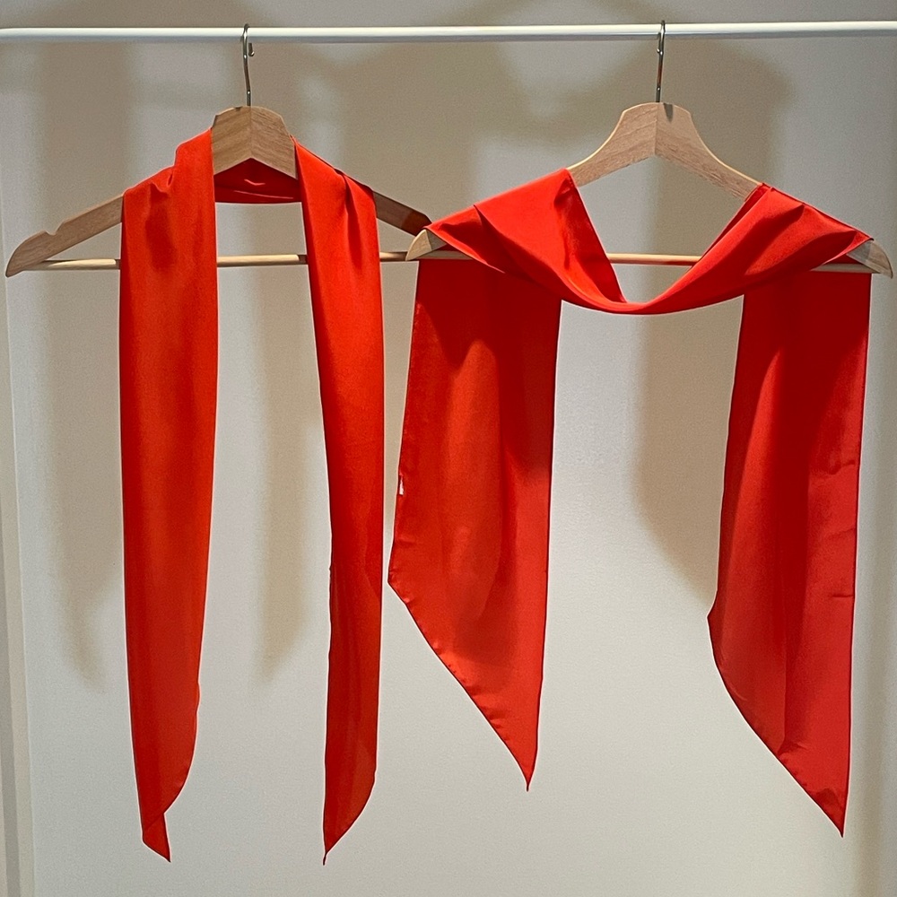 Vibrant Red Scarf
